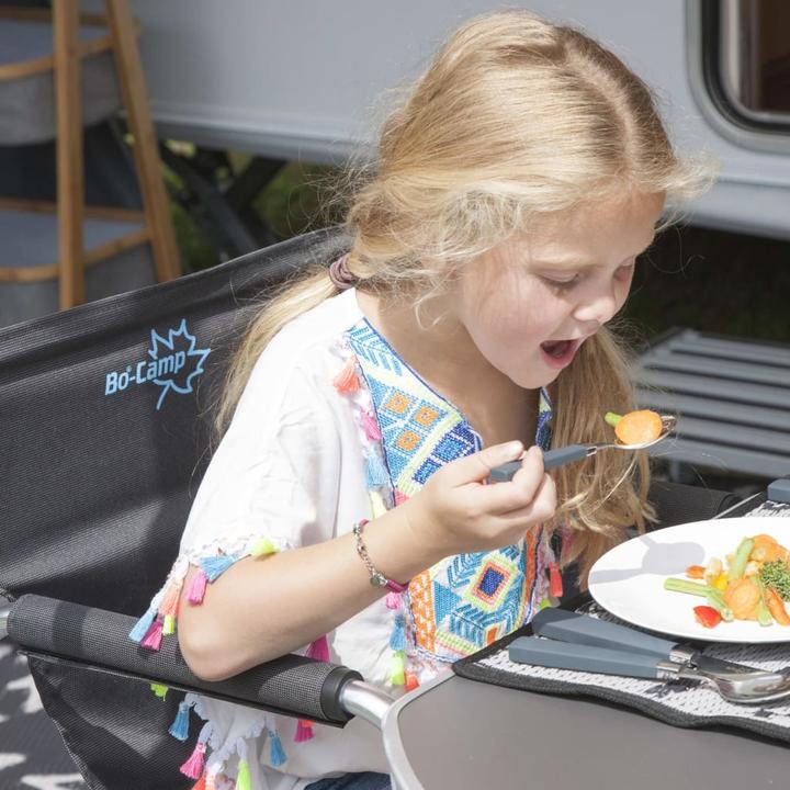Image du produit Bo-Camp Chaise de camping pour enfants - Opvouwbaar - Aluminium - Antraciet (Fauteuil pour enfants)