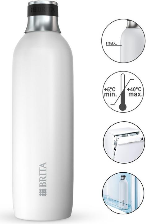 Produktbild Brita sodaTRIO Edelstahlflasche