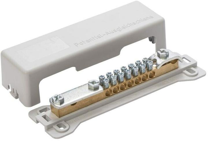 Elbro Potenzialausgleichschiene 7-Klemmen, Grau, Schutzklasse