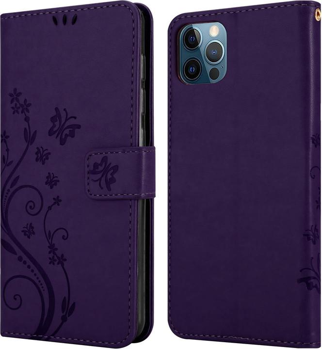 Image du produit Cadorabo Pochette Flower Book (Apple iPhone 13 Pro Max)