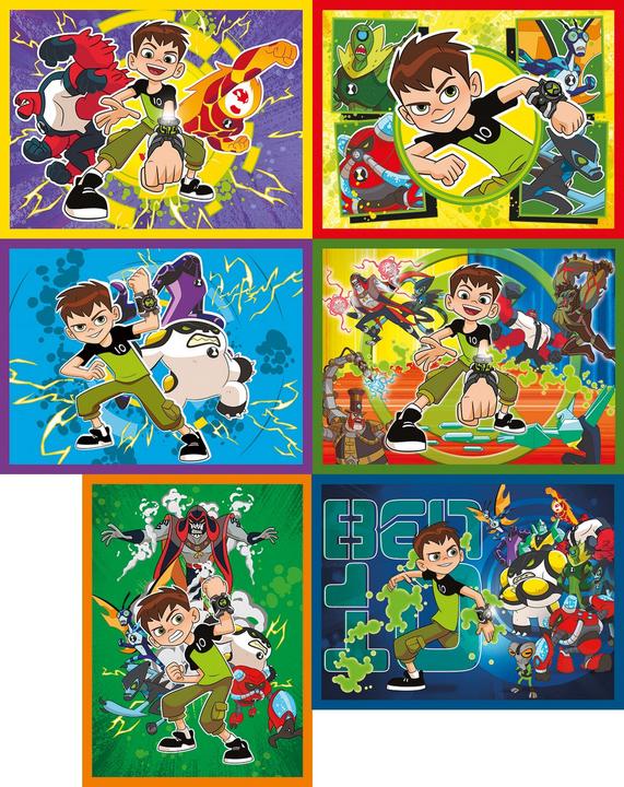Produktbild Clementoni Würfelpuzzle - Ben 10 (12 Teile)