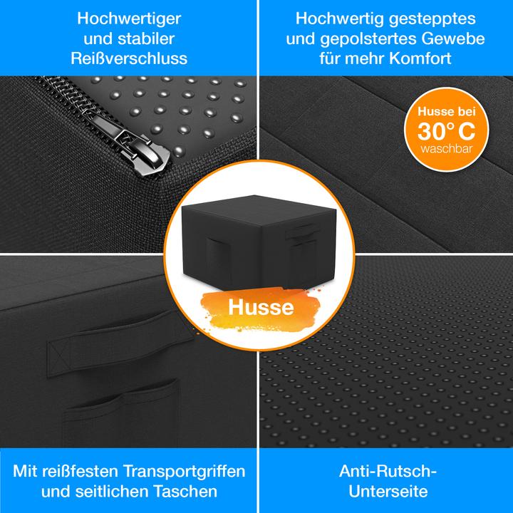 Produktbild Bestschlaf Klappmatratze inkl. Husse & Transporttasche (90 x 200 cm, Schaumstoffkern)