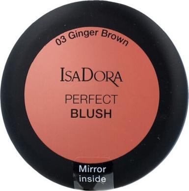 Actual product image Isadora ISADORA Perfect Blush róż w kompakcie 03 Ginger Brown 4,5g (03 Ginger Brown)