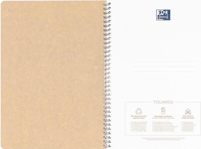 Produktbild Oxford Touareg Spiralheft A4 liniert (A4, Liniert, Weicher Einband)