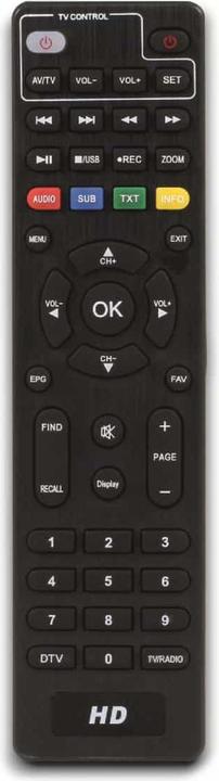 Actual product image Opticum 30052-1 - Receiver, SAT, DVB-S2, HDTV, FTA (DVB-S2)