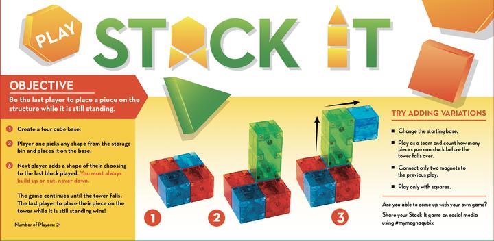 Actual product image Magna-Tiles Magna-Qubix® Set (85-piece)