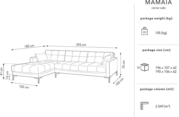 Produktbild Micadoni Mamaia (Ecksofa)