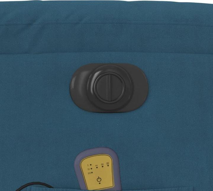 Image du produit VidaXL Fauteuil de massage releveur électrique Fauteuil de relaxation bleu velours
