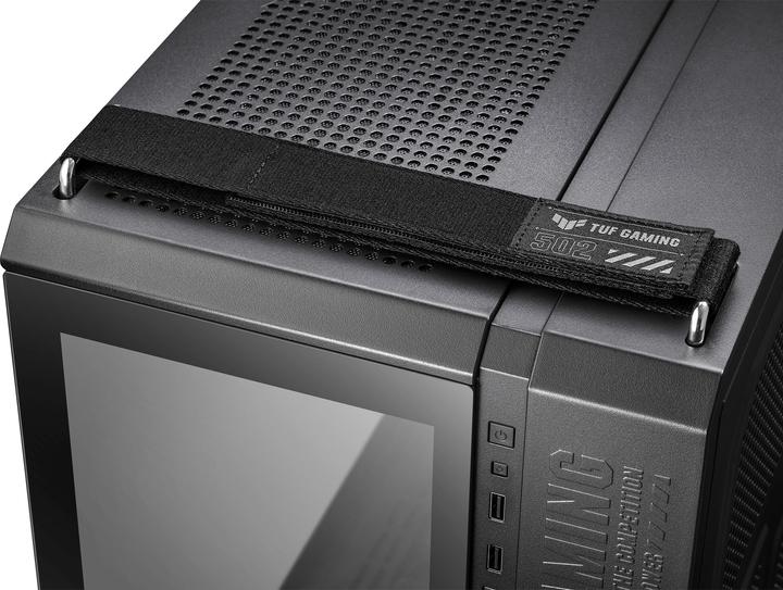 Actual product image ASUS Case TUF GT502 PLUS TG Gaming Black (Mini-ITX, mATX, ATX)