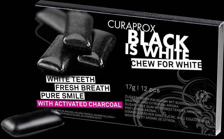 Produktbild Curaprox Black Is White (12 Stk., 23 g)