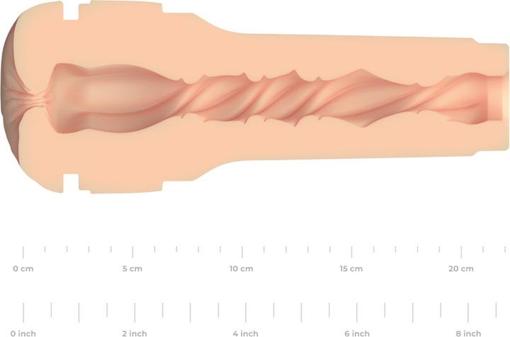 Actual product image Kiiroo Feel Generic Stroker Butt Pale