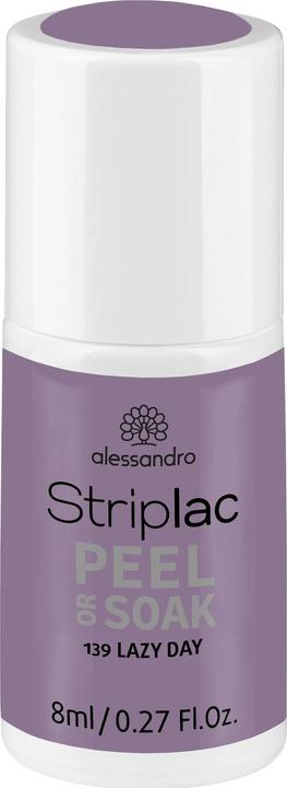 Produktbild Alessandro Striplac Peel or Soak (139, Lazy Day, Abziehbarer Nagellack)