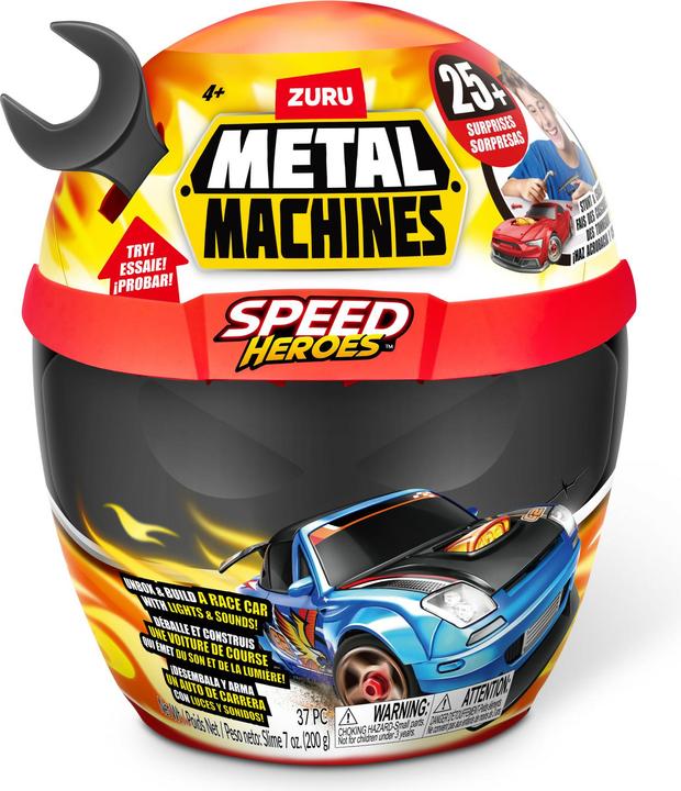 Produktbild Zuru Metall Maschinen Helm Spielset Mit 2 Autos