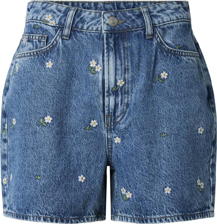 Pieces PCSKY HW BESTICKTE Jeansshorts (XL)