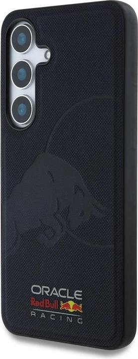 Produktbild Red Bull Case Leather Meshed Debossed Bull MagSafe for Samsung Galaxy S25 navy (Samsung Galaxy S25)
