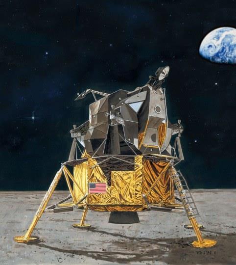 Actual product image Revell Apollo 11 Lunar Module Eagle