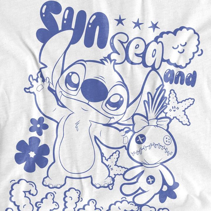 Immagine prodotto Lilo & Stitch Sun Sea Maglietta Cucitura Classico Donna (M)