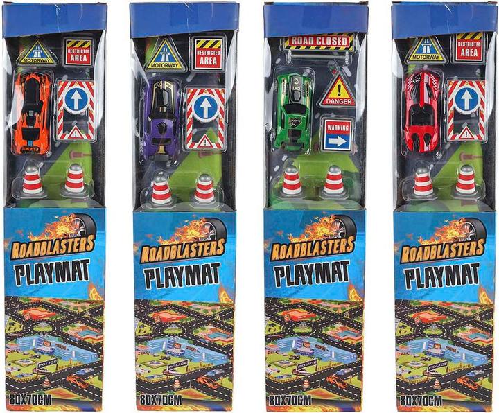 Immagine prodotto Vestito da traffico Roadstarblasters con auto e accessori