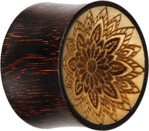 Immagine prodotto Star Piercing Spina svasata in legno di coccodrillo realizzata in legno di tamarindo (Organico, senza ottone)
