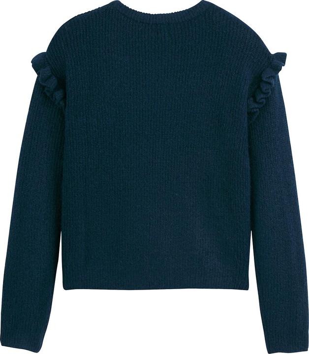 Immagine prodotto La Redoute Collections Maglia a maglia fine con collo rotondo e balze