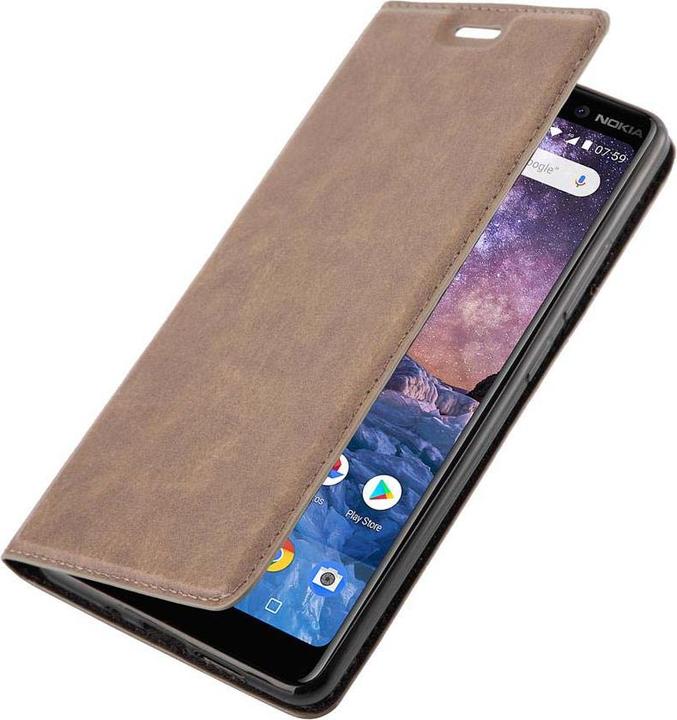 Actual product image Cadorabo Book Invisible Magnet Cover (Nokia 7 Plus)