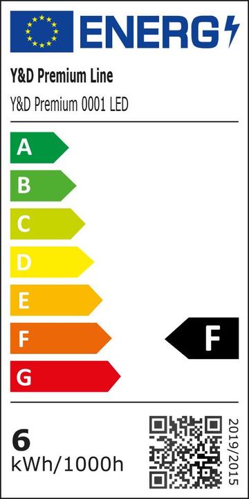 Energie-Label Vicco Sherry mit Beleuchtung (120 x 55 x 75 cm)