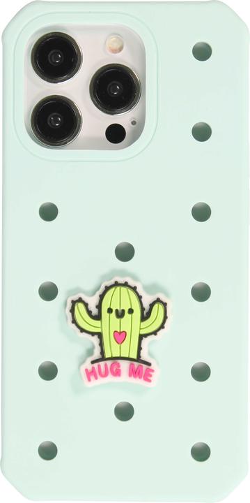 Produktbild PhoneLook Trendige Aufsteck-Sticker 3D für Silikonhülle mit Löcher Cactus Hug Me