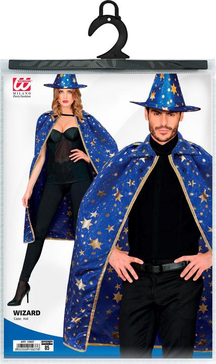 Image du produit Widmann Cape De Sorcier Avec Chapeau, Unisexe (Taille unique)