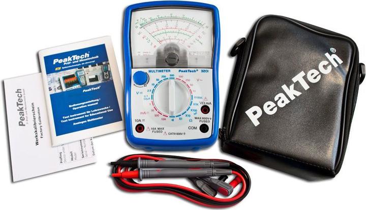 Actual product image Peaktech P 3201 Analogue multimeter (CAT III 600V)