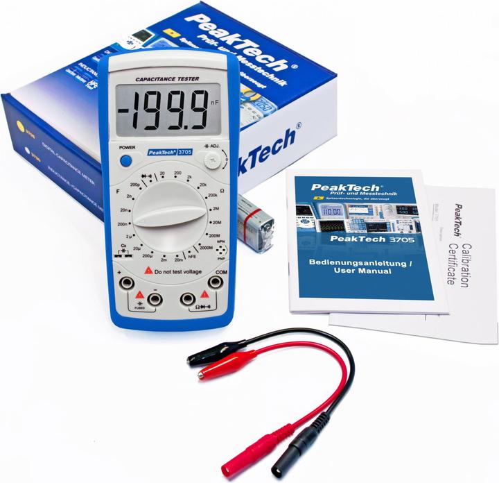 Produktbild Peaktech P 3705 Widerstands- und Kapazitätstester