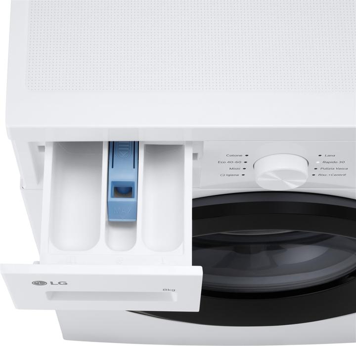 Immagine prodotto LG Waschmaschine Weiss, 1400 Umin, A ITModell (8 kg, A sinistra)
