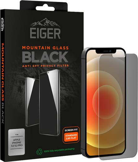 Produktbild Eiger Mountain Glass Black (1 Stück, Apple iPhone 12 Pro, Apple iPhone 12)