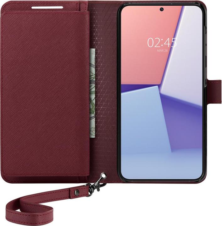 Produktbild Spigen Wallet S Plus für S916B Samsung Galaxy S23+ - burgundy (Samsung Galaxy S23+)