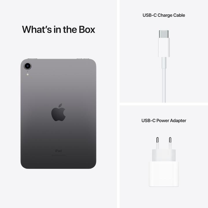 Image du produit Apple iPad mini 2021 (6.Gen) (WLAN uniquement, 8.30", 256 Go, Space grey)