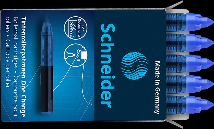 Actual product image Schneider Roller cartridge (Inkwell, Blue, 0.60 mm)