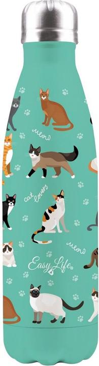 Produktbild Easy Life Isolierflaschen doppelw. 500ml, Katzen (0.50 l)