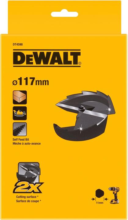 Produktbild DeWalt RapidHolz / Forstnerbohrer, 117 mm (117 mm)