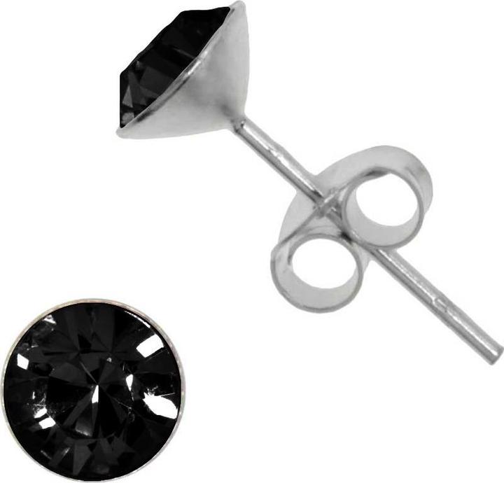Bijouteria Ohrstecker (Silber 925, Kristall)
