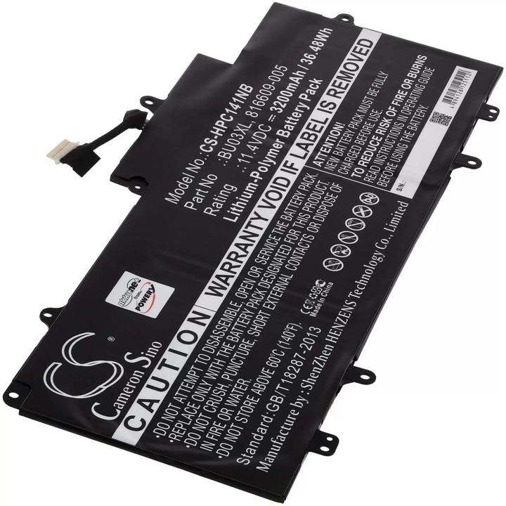 Actual product image AccuCell Battery HP Chromebook 14 G4 / Type 816609-005 (3200 mAh)