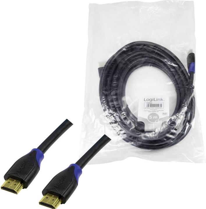 Productafbeelding LogiLink HDMI (Type A) - HDMI (Type A) (5 m, HDMI)