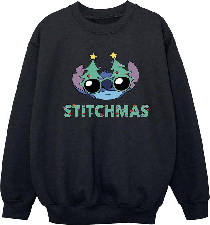 Disney Lilo & Stitch Stitchmas Glasses Sweatshirt Mädchen