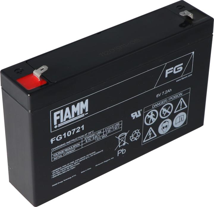 Actual product image Fiamm Akku FG10721 (6 V, 7.20 Ah)