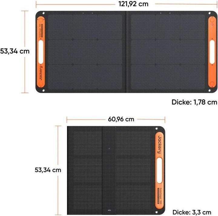 Actual product image Jackery SolarSaga (100 W, 4.69 kg)
