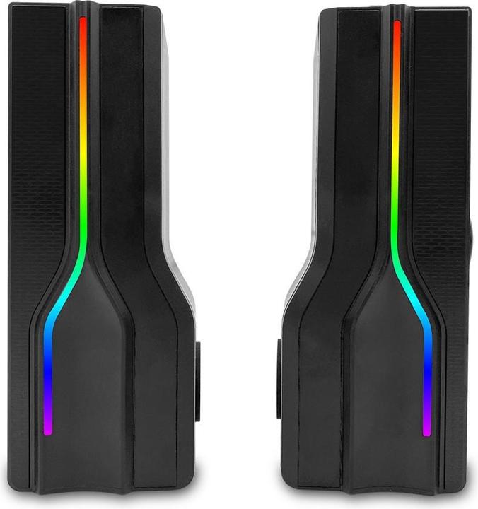 Actual product image Media-Tech COBRA PRO ARAGOR 2.0 - Convertible 2 in-Line Input and Bluetooth Dual-Game 2.0 Speakers (8 W, 2.0 Channel)