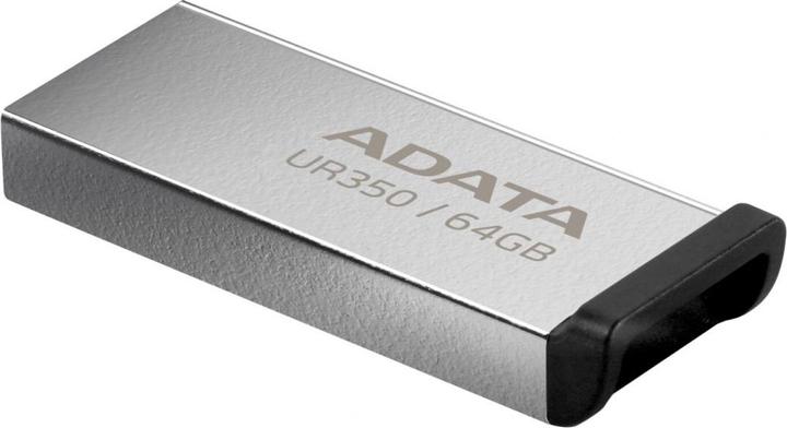 Image du produit Adata Pendrive UR350 USB3.2 Gen1 métal noir (64 Go, USB-A)