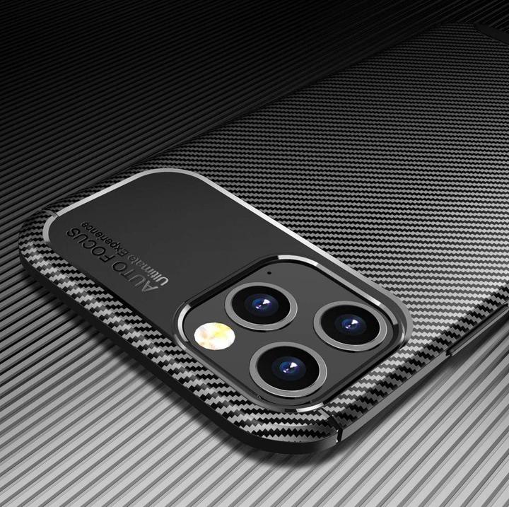 Image du produit Screenguard Apple iPhone 12 Pro Max Coque carbone Design TPU Case (Apple iPhone 12 Pro Max)