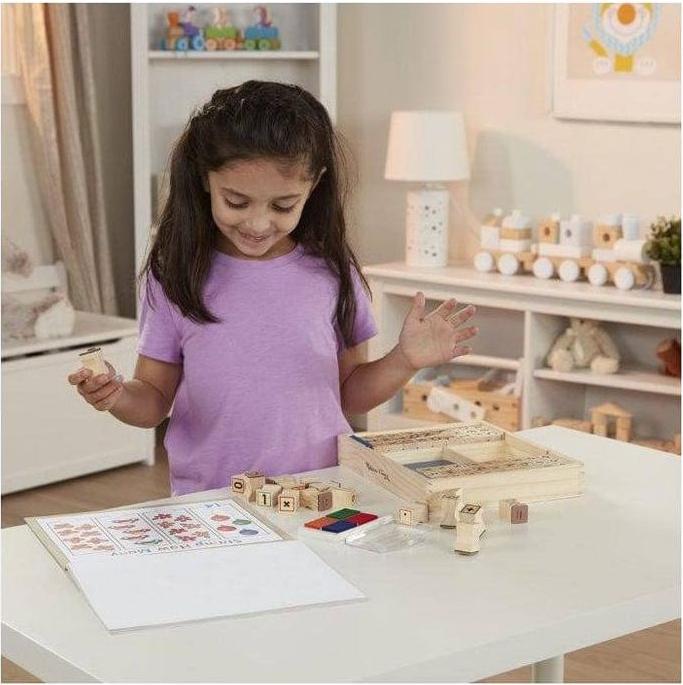 Produktbild Melissa & Doug Holzstempelset, luxusausführung