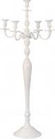 IKO 5-armiger Leuchter weiss pulverbeschichtet h=98cm