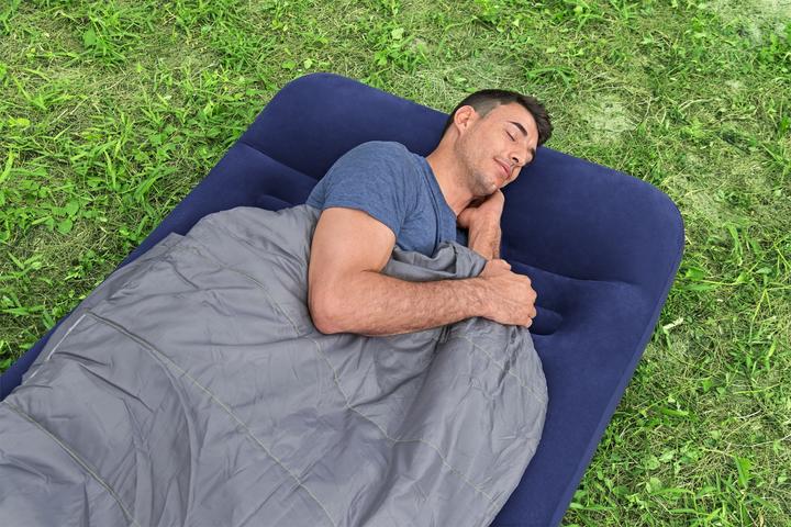 Image du produit Bestway Matelas gonflable 1 place avec pompe à pied intégrée 1,88 m x 99 cm x 28 cm