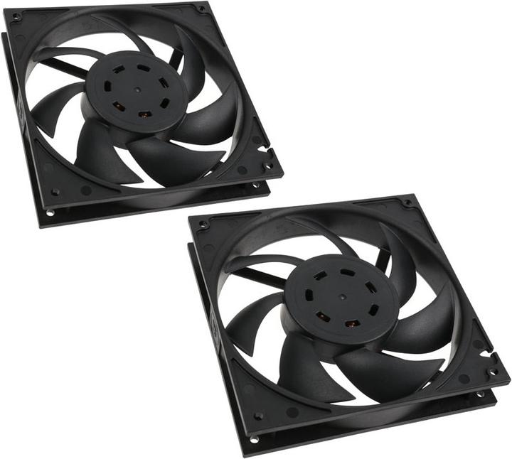 Image du produit EKWB EK-Vardar EVO 140ER Black BB (500-2000rpm) - pack de 2 (140 mm, 2 x)